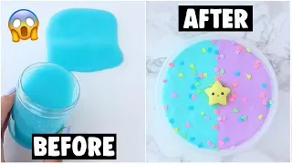 EXTREME SLIME MAKEOVERS *fixing my old slimes*