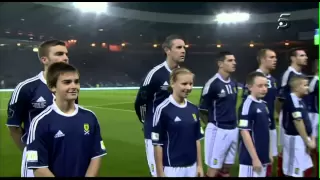 Amy Macdonald - Flower of Scotland Anthem   Scotland-Spain   20101012