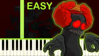 Expurgation (from Friday Night Funkin' Tricky Mod) - EASY Piano Tutorial