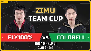 WC3 - Zimu Team Cup #1 - Game 6: [ORC] Fly100% vs Colorful [NE]