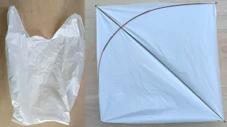 How To Make plastic bag kite | Best out of waste plastic bag kite | flying kite | shopper patang