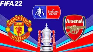 FIFA 22 | Manchester United vs Arsenal - The Emirates FA Cup Final - Full Gameplay