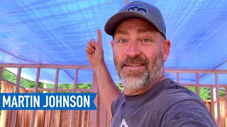 DIY Rainwater Harvesting System with a Tarp and IBC Tote | Off Grid Cabin Build #20