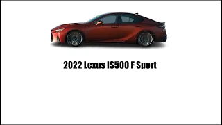 The Lexus IS500 F Sport- Lexus's New Sleeper Car
