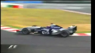 2003 Japanese GP (Q1): M.Schumacher, Kimi Raikkonen, Juan Pablo Montoya and R.Schumacher Laps