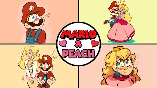 MOMENTOS CON MARIO Y PEACH (Cómics by Sarah Sketches) | Fandub Español Latino