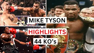 Mike Tyson (44 KO's) Highlights & Knockouts