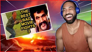 TRY NOT TO LAUGH - The BEST Bad Movie Fight Scenes 2!