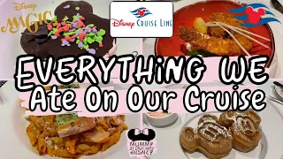 Everything We Ate On A Disney Cruise | Food, Drink & Restaurants Onboard The Disney Magic Ship