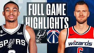 San Antonio Spurs vs. Washington Wizards Full Game Highlights | Mar 24 | 2022-2023 NBA Season