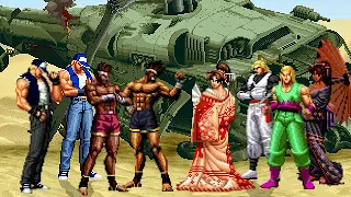 [KOF Mugen] Memorial | Fatal Fury Special | Terry & Joe Team vs Andy & Mai Team [ 4vs4 ]