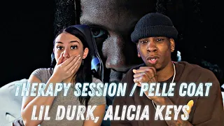 Lil Durk, Alicia Keys - Therapy Session / Pelle Coat (Official Video) | REACTION