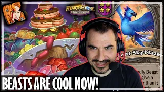 NEW BEASTS ARE PRETTY COOL! - Hearthstone Battlegrounds