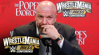 Triple H shares an emotional story: WrestleMania 39 Sunday Press Conference Highlights