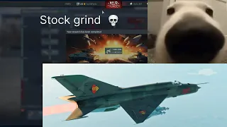 Stock 💀 Mig 21 MF gameplay 💀 and im not good at it / Warthunder