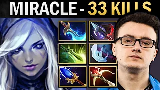 Drow Ranger Dota Gameplay Miracle with 33 Kills and Daedalus