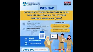 Webinar Sosialisasi Pembuatan Kinerja Guru dan Kepala Sekolah di PMM