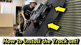 How to install TRX-4 All-Terrain Track-Set on Traxxas TRX6. Waterproof measures for receiver