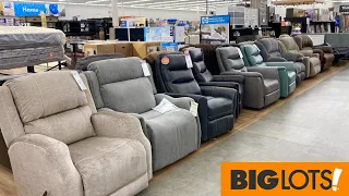 BIG LOTS SHOP WITH ME ARMCHAIRS SOFAS COUCHES COFFEE TABLES FURNITURE SHOPPING STORE WALK THROUGH