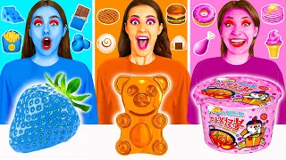 Alimentos de Los Mismo Colores Desafío | Momentos Divertidos por TeenChallenge