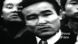 Boxing: Shozo Saijo defeats Godfrey Stevens in the city of Tokyo - 1970 ARCHIVE FOOTAGE