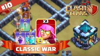 CLASSIC WAR SUPER ARCHER BLIMP TH13 STRATEGY - EPISODE 10 (Clash of Clans)