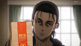 Eren goes to McDonald’s | Attack on Titan: Final Season