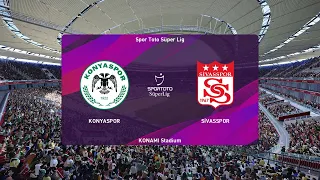 PES 2020 | Konyaspor vs Sivasspor - Super Lig | 21/06/2020 | 1080p 60FPS
