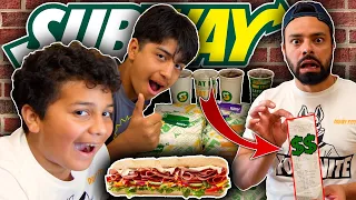 COMPRE TODO EL MENU EN SUBWAY