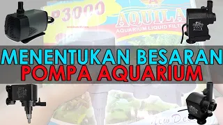 Cara Menentukan Besaran Pompa Aquarium Ikan Hias: Air Bersih, Kotoran Tersedot & Anti Banjir 👍