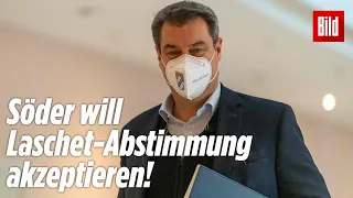 K-Frage-Krimi in der Union: Söder lenkt ein!