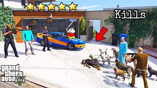 Franklin and Shinchan Found A Chop or Dogs kidnapper in Los Santos IN GTA V (part-2) #2