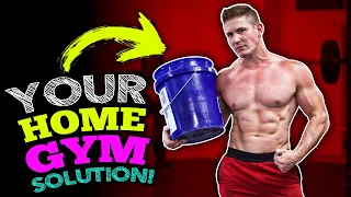 BUILD REAL MUSCLE AT HOME! (MAKE “BUCKETS” OF GAINS! - UPPER / LOWER SPLIT)