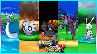 Pokemon X & Y - Dragonair,Pupitar,Zweilous,Hydreigon & Sliggoo Locations