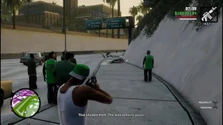 Grand Theft Auto: San Andreas me and the boys destroyed the Ballas