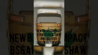 new bajaj compact Bs6 auto rickshaw making video