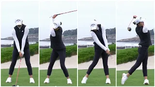 Rose Zhang Golf Swing and Slowmotion At US Open 2023