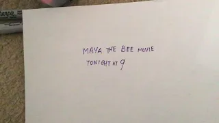 Maya the bee movie tonight at 9 on FX