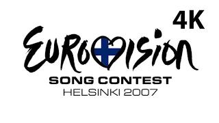 Eurovision Song Contest 2007 - Full Show (AI upscaled - 4K - 50fps)