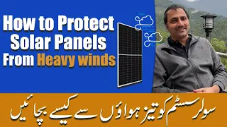How to Protect Solar panels from Heavy Winds Storm and Cyclones