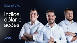 ANÁLISE TÉCNICA E DAY TRADE AO VIVO | Índice, Dólar e Ações | BTG Trader 13/05/2024