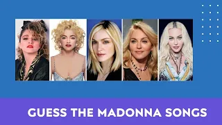 Are You The Biggest Madonna Fan? | Guess The Song | QuizToday