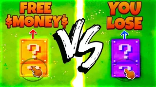 LUCKY vs UNLUCKY BLOCKS in BTD 6!