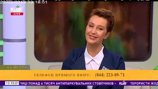 Запис авторського проекту Сніжани Єгорової «GOROD S» на Телеканал «Київ».