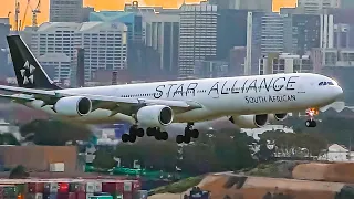 30 BIG PLANES Landing From CLOSE UP | Sydney Airport Plane Spotting | A380 747 A350 777 A340 767