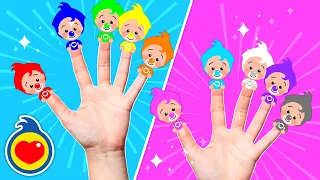 Семья разноцветных пальчиков! #1- и 30 минут музыки для сна ♫ Плим Плим