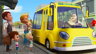 Les roues de l'autobus + 👦Peek a Boo - Comptines Bébé - LooLoo Kids Français