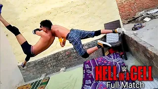 WWE - John Cena vs Randy Orton Hell in a Cell Full Match | Backyard Wrestling