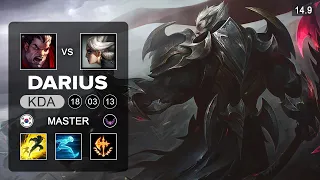 Darius vs Camille Top - KR Master - Patch 14.9 Season 14