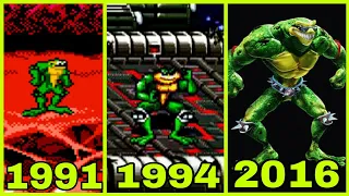 Evolution of Rash In Battletoads Games [1991 - 2016]